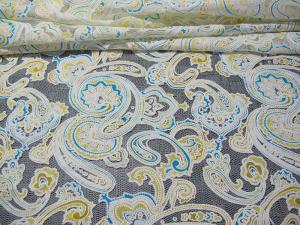 China Colored Printed Polyester Lace Fabric Cotton Mesh Burnout Lace of Eco-dyeing Technics(CY-DK0042) on sale