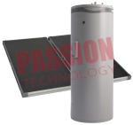 No Leakage Split Solar Water Heater Low Iron Tempered Woven Glass Material 400L