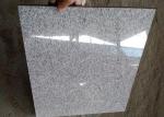 Indoor / Outdoor Granite Tiles , Light Grey Hard Honed Granite Floor Tile
