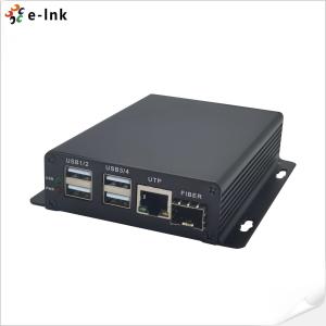 Wholesale Simplex LC E-Link 4 Port USB2.0 6KM UTP Video Extender from china suppliers