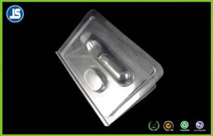 Custom Transparent Plastic Clamshell Packaging With Double PS Blister Card
