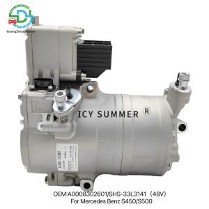 Wholesale A0008302601 SHS-33L3141 Electric Car AC Compressor For Mercedes Benz S450 S500 48V from china suppliers
