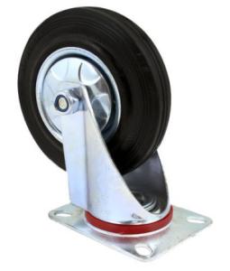 Wholesale 6'' Heavy Duty Trolley Wheels Industrial Castors Rubber Castors 150kg from china suppliers