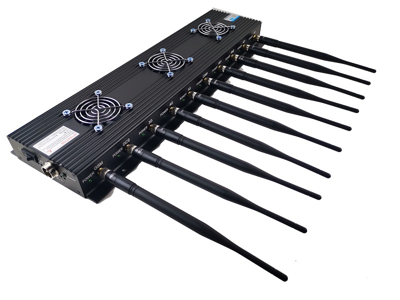 The school examination room is equipped with mobile phone signal jammer to prevent students from cheating. Black 10 band