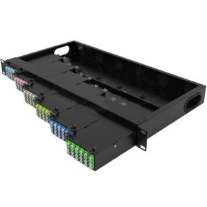 Wholesale 144-Core 1U Rackmount Full Load MPO-LC/APC Fibre Distribution Frame for Fibre Management from china suppliers
