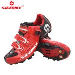 Self - Locking Red Mountain Bike Shoes Light Weight Fit Wide Range Of Foot