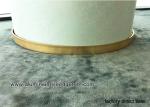 Bendable / Curved Commercial Skirting Aluminium For Columns Of Large Building