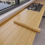 Wood Grain Wallpaper for Home Decoration Fireproof Kitchen Wallpaper Roll Size 1