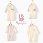 OEM ODM factory 100% Cotton Long Sleeve Unisex Baby Clothing Customized Logo