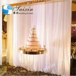 Wedding event decoration gold mirror acrylic arch for backdrop