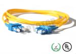 2.5m Single Mode Fiber Optic Patch Cord 2mm For LANs / Telecom , REACH Listed SC