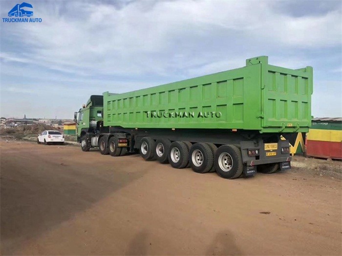 HYVA Lifting Dump Semi Trailer