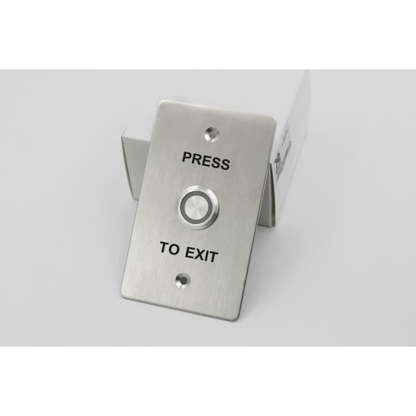 Stainless Steel Door Release Push to Exit Button with LED Indication