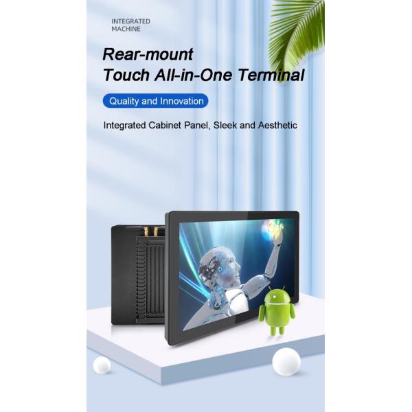 Water Resistance 27 Inch LCD Touch Screen Aluminium All In One With Tiger Lake Alder Lake Raptor Lake