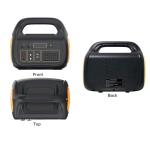 500Wh Portable Outdoor Solar Generator With Mobile Lithium Battery 110V AC