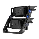 Dali Dimmable LED Stadium Flood Lights 1000 Watt Arena Lights IP65 Black