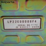 Trackhoe Excavator Mini Diggers SK120-2 Excavator Controller ECU LP22E00004F2