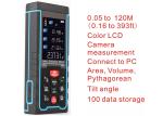 120m Laser distance meter Range finder outdoor W-camera rechargeable battery