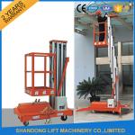 Single Four Mast Aluminum Alloy Aerial Work Platform Lift For Aerial Work CE