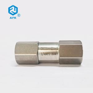 Wholesale Ferrule OD 3000psi Air Compressor Check Valve AFK SUS304 1/4 Inch 4mm 6mm from china suppliers
