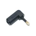 Toslink Optical 90 Degree Right Angle Audio Cable Extension Adapter Stereo Audio