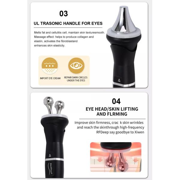 Smart Management Oxygen Facial Device Home Commercial Skin Tightening Black Pearl