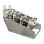 Metal Screw Rotary Press Dewatering Wastewater Sludge Thickening Equipment