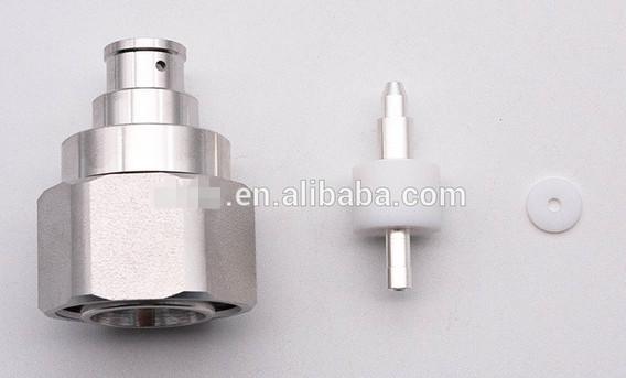 4.3-10 connector Male straight solder type for 1/4" Superflex cable all brass