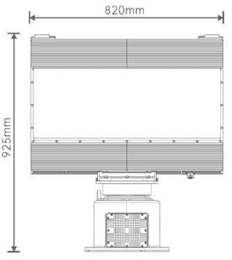 Low Altitude Drone Detection Radar Phased Array Radar Three Coordinate Output