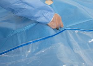 Wholesale Lithotomy Disposable Surgical Kit , Urinary Procedure Packs TUR Drapes Hypoallergenic from china suppliers