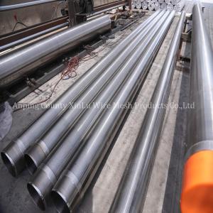 Wholesale 14&quot; Water Well Filter Johnson Screen Pipe with Wrapped Wire 3x6mm Fitting NPT For Groundwater Well Drilling from china suppliers