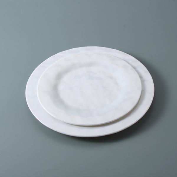 BPA Free Round Melamine Dinner Set Unbreakable For 1