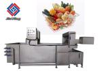 1000 KG/H Vegetable Bubble Washing Fruit Salad Cleanner Machine With 1 Year