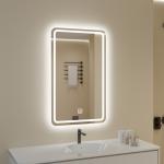 Waterproof Defogger Touch Switch Rectangular Smart Bathroom Mirror