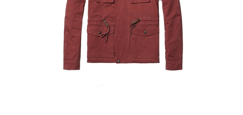 Stylish wholesale blank casual mens cotton cargo jacket made in china