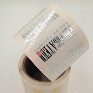 Wholesale Premium Gold Foil Cosmetic Tamper Seal Stickers from china suppliers