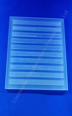 99.99% Laser Grooving Fused Silica Quartz Glass Window