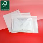 Eco Friendly Custom Semitransparent Glassine Logo Printed Bags For Gift ,