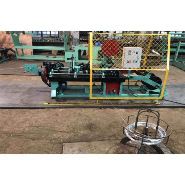 ​Full Automatic Fast Cyclone Barbed Wire Net Wire Fence Machine 76MM 102Mm Barbed Space