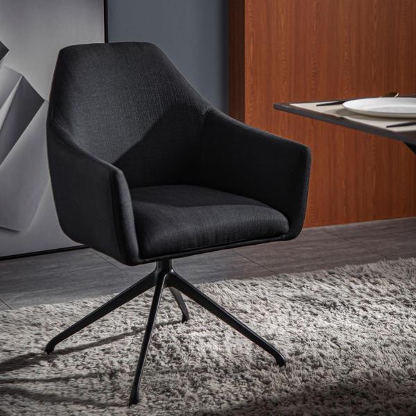 Durable Luxury Swivel Dining Room Chairs Wear Resistant For Apartment