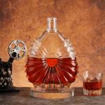 Liquor Bottle Empty Clear Glass Wine Vodka Rum Brandy Whisky Bottle 750ml 1000ml