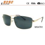 Hot selling metal sunglasses with UV 400 protection lens,suitable for men