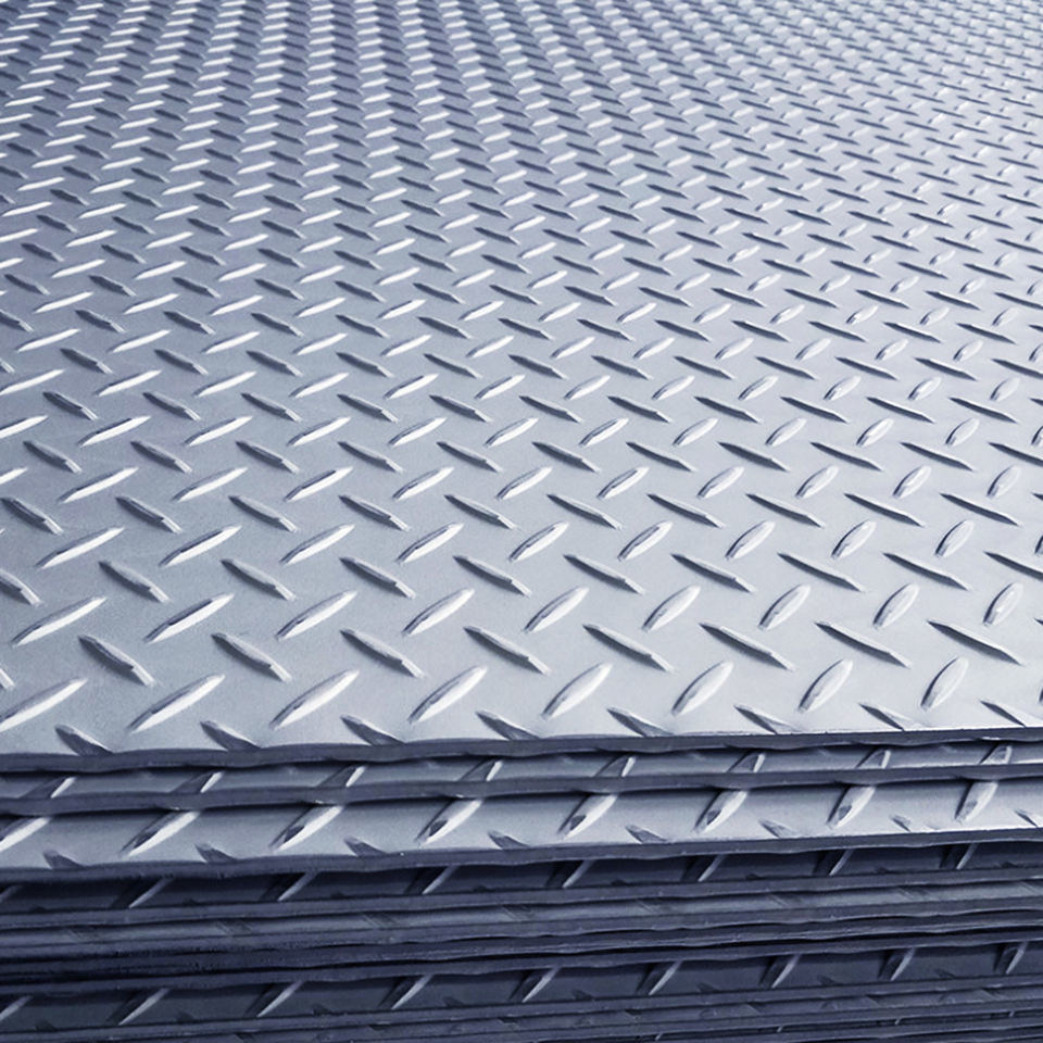 Stair Tread Flooring Fire Trucks Ship Decks, Elevators Embossed Decorative Aluminum Coil