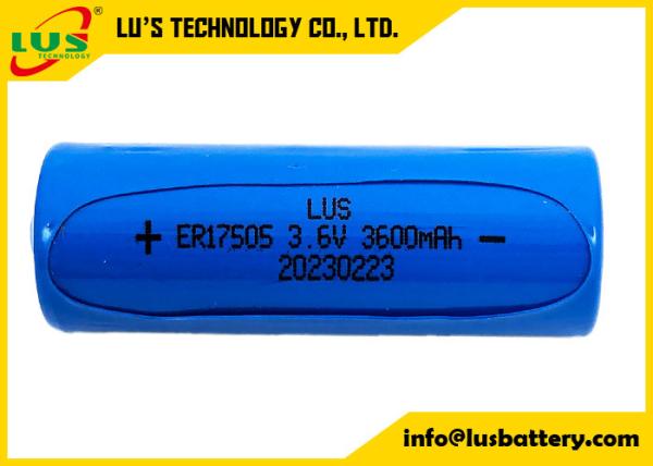 ER17505 Size A 3.6V 3.6Ah Non Rechargeable Battery 17505 ER17505 Li-SOCl2