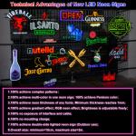 Satom Custom Logo Pantone Colors Neon Light Sign