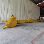 Double Reinforcing Excavator Telescopic Boom Wear Resistant 12 - 25m For SK250