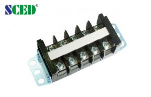 Wholesale PC M5 Panel Mount Screw Terminal Pitch 19.00mm 60 Amp Din Rail Terminal Block from china suppliers