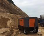 Heavy Duty Portable Mobile Diesel Mining Industrial Screw Air Compressor