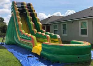 Wholesale Popular Inflatable Backyard Water Slide And Pool Safe And Convenient Air Flap from china suppliers