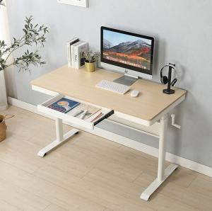 Wholesale Adjustable Height Recording Studio Table for Girls White Wooden Computer Coffee Table from china suppliers